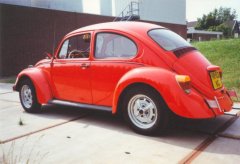 VW Beetle 1972 (left-rear view)