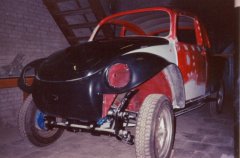 The Baja-kit (front) for the 1972 VW Beetle.