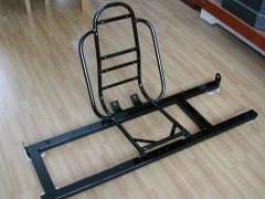 The rear seat frame for the 1972 VW Beetle.