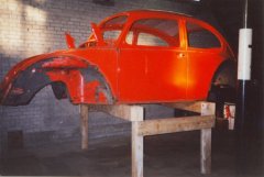 The body of the 1972 VB Beetle.